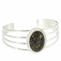 Promo 🥰 Mine Finds By Jay King Jay King Oval Iolite Split Cuff Sterling Silver Bracelet 🎉