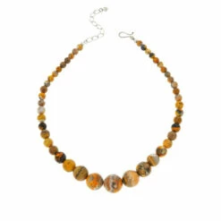 New 😀 Mine Finds By Jay King Jay King Multicolor Bumble Bee Calcite Graduated Bead Necklace 🔔