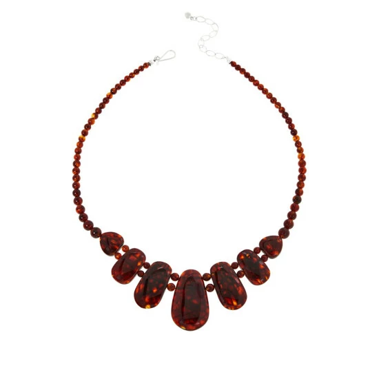 Brand new ๐ Mine Finds By Jay King Jay King Sterling Silver Brown Amber Necklace ๐ 1 Brand new ๐ Mine Finds By Jay King Jay King Sterling Silver Brown Amber Necklace ๐