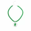 Promo 🔔 Mine Finds By Jay King Jay King Lemon Lime Turquoise Composite Pendant With Bead Necklace 😀