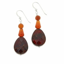 Top 10 🔥 Mine Finds By Jay King Jay King Sterling Silver Brown Hessonite Drop Earrings 🤩