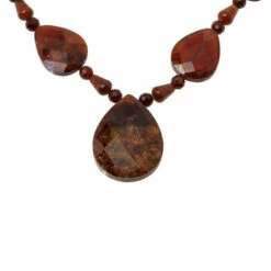 Flash Sale ⭐ Mine Finds By Jay King Jay King Sterling Silver Brown Hessonite Necklace ✨ -Deals Mine Store unnamed file 616