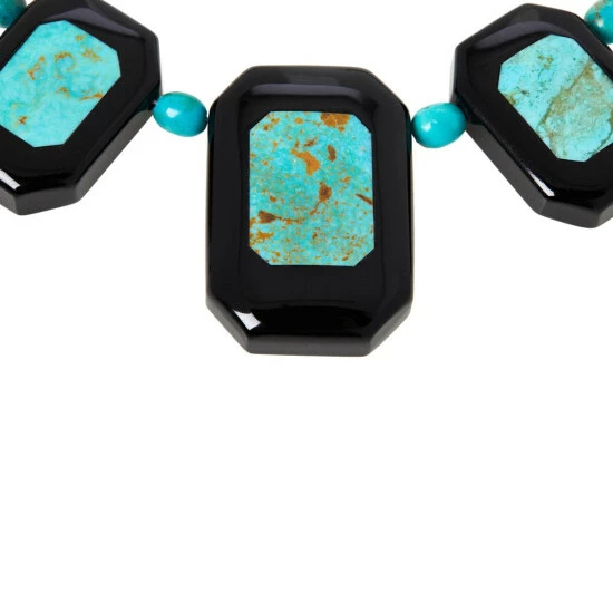 Brand new ๐ฅฐ Mine Finds By Jay King Jay King Black Nephrite Jade, Turquoise And Gem Necklace ๐ 2 Brand new ๐ฅฐ Mine Finds By Jay King Jay King Black Nephrite Jade, Turquoise And Gem Necklace ๐ - Image 2