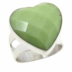 Hot Sale 🌟 Mine Finds By Jay King Jay King Sterling Silver Meadow Stone Heart Ring 😍