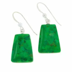 Buy 🥰 Mine Finds By Jay King Jay King Freeform Lemon Lime Turquoise Sterling Silver Drop Earrings 👍