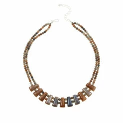 Best reviews of 🎁 Mine Finds By Jay King Jay King Multicolor Cat's Eye Moonstone Necklace ✔️