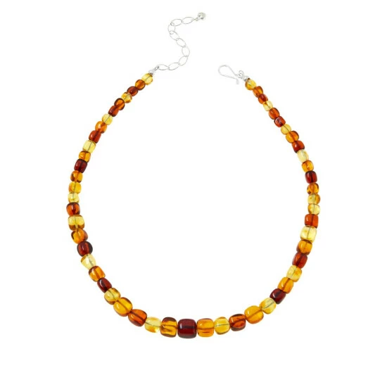 Top 10 ✨ Mine Finds By Jay King Jay King Sterling Silver Multicolor Amber Bead Necklace 🥰 1 Top 10 ✨ Mine Finds By Jay King Jay King Sterling Silver Multicolor Amber Bead Necklace 🥰