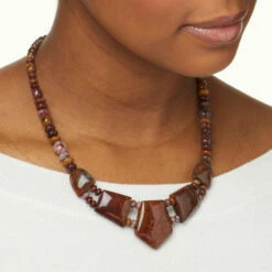 Deals ⭐ Mine Finds By Jay King Jay King Multicolor Andorra Moss Agate Necklace 💯 -Deals Mine Store unnamed file 661