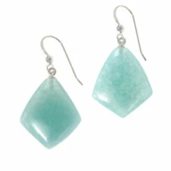 Best reviews of 😍 Mine Finds By Jay King Jay King Sterling Silver Blue Aragonite Drop Earrings 🔥
