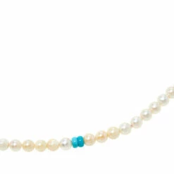 Brand new 🥰 Mine Finds By Jay King Jay King Cultured Pearl And Gold-Color Matrix Turquoise Necklace 🎁 -Deals Mine Store unnamed file 695