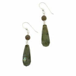 Best deal ๐ฅ Mine Finds By Jay King Jay King Sterling Silver Faceted Gray Labradorite Drop Earrings โ