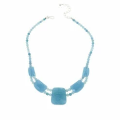 Brand new 🎉 Mine Finds By Jay King Jay King Sterling Silver Blue Aquamarine Necklace ❤️