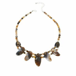 Best Sale 🔥 Mine Finds By Jay King Jay King Sterling Silver Multicolor Graveyard Point Agate Necklace 🔥