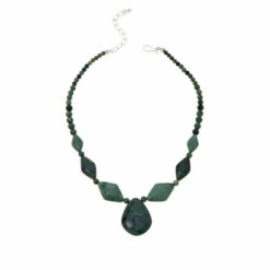 Brand new 🔥 Mine Finds By Jay King Jay King Watermelon Skin Stone Pendant-Necklace 🛒