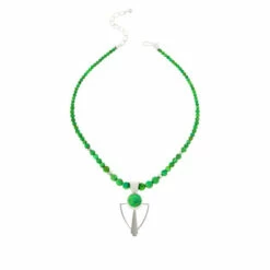 Flash Sale 👍 Mine Finds By Jay King Jay King Sterling Silver Lemon Lime Turquoise Pendant With Necklace 👏