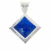 Brand new 🔥 Mine Finds By Jay King Jay King Sterling Silver Faceted Lapis Pendant ⭐