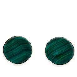 Buy ⭐ Mine Finds By Jay King Jay King Sterling Silver Malachite Stud Earrings 🧨