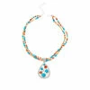 Buy ❤️ Mine Finds By Jay King Jay King Turquoise & Multicolor Jelly Opal Pendant With Bead Necklace ✔️