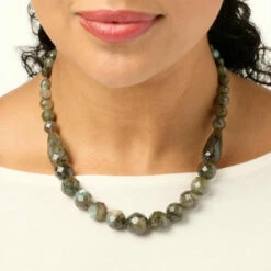 Top 10 🔔 Mine Finds By Jay King Jay King Sterling Silver Labradorite Bead Necklace ⭐ -Deals Mine Store unnamed file 81