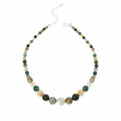 Best Sale ✔️ Mine Finds By Jay King Jay King Multi-Stone Graduated Bead Necklace 💯