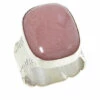 Best deal 🔥 Mine Finds By Jay King Jay King Sterling Silver Cameo Mauve Stone Cushion-Cut Ring ✨