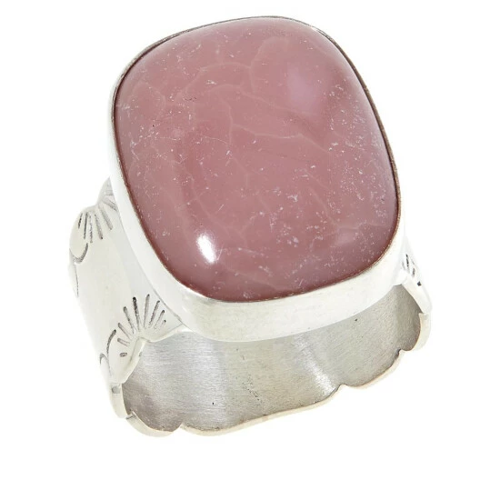 Best deal ๐ฅ Mine Finds By Jay King Jay King Sterling Silver Cameo Mauve Stone Cushion-Cut Ring โจ 1 Best deal ๐ฅ Mine Finds By Jay King Jay King Sterling Silver Cameo Mauve Stone Cushion-Cut Ring โจ