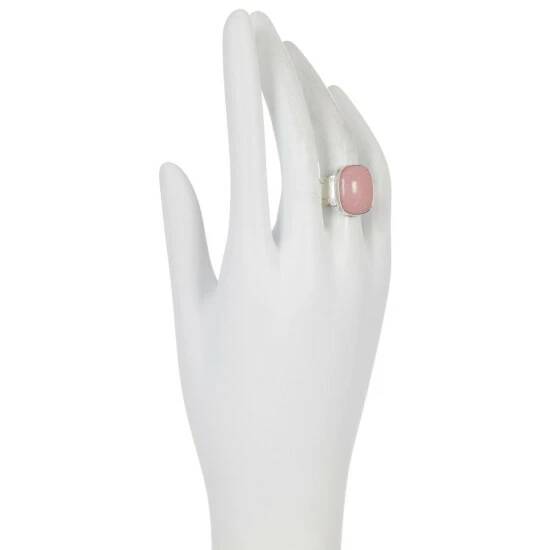 Best deal ๐ฅ Mine Finds By Jay King Jay King Sterling Silver Cameo Mauve Stone Cushion-Cut Ring โจ 2 Best deal ๐ฅ Mine Finds By Jay King Jay King Sterling Silver Cameo Mauve Stone Cushion-Cut Ring โจ - Image 2