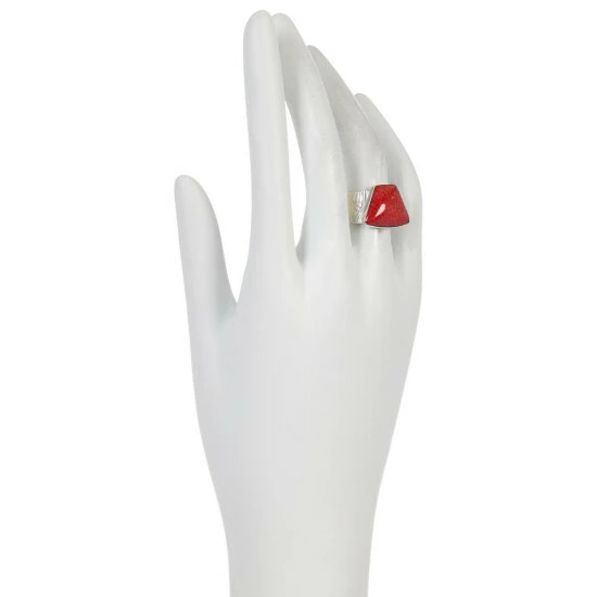 Hot Sale โญ Mine Finds By Jay King Jay King Sterling Silver Colors Of Coral Freeform Ring Red Coral ๐ 2 Hot Sale โญ Mine Finds By Jay King Jay King Sterling Silver Colors Of Coral Freeform Ring Red Coral ๐ - Image 2