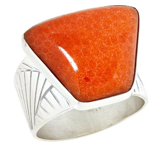 Hot Sale โญ Mine Finds By Jay King Jay King Sterling Silver Colors Of Coral Freeform Ring Red Coral ๐ 3 Hot Sale โญ Mine Finds By Jay King Jay King Sterling Silver Colors Of Coral Freeform Ring Red Coral ๐ - Image 3