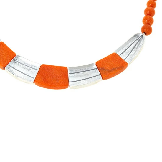 Cheap ๐ฏ Mine Finds By Jay King Jay King Gallery Collection Colors Of Coral Sterling Silver Necklace Red Coral ๐ 2 Cheap ๐ฏ Mine Finds By Jay King Jay King Gallery Collection Colors Of Coral Sterling Silver Necklace Red Coral ๐ - Image 2