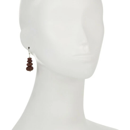 Promo ๐ Mine Finds By Jay King Jay King Sterling Silver Brown Clove Chalcedony Bead Drop Earrings โค๏ธ 2 Promo ๐ Mine Finds By Jay King Jay King Sterling Silver Brown Clove Chalcedony Bead Drop Earrings โค๏ธ - Image 2