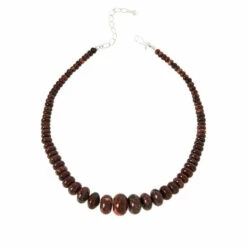 Coupon 🎁 Mine Finds By Jay King Jay King Brown Clove Chalcedony Graduated Bead Necklace 🎉