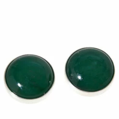 Best deal ๐ฏ Mine Finds By Jay King Jay King Sterling Silver Green Flower Stone Stud Earrings ๐งจ
