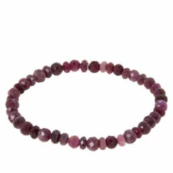 Buy ✨ Mine Finds By Jay King Jay King Red Ruby Bead Stretch Bracelet 🧨