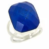 Promo 🔔 Mine Finds By Jay King Jay King Sterling Silver Checkerboard-Cut Lapis Ring 👏
