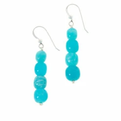 Outlet 🥰 Mine Finds By Jay King Jay King Sterling Silver Amazonite Bead Drop Earrings 🔥