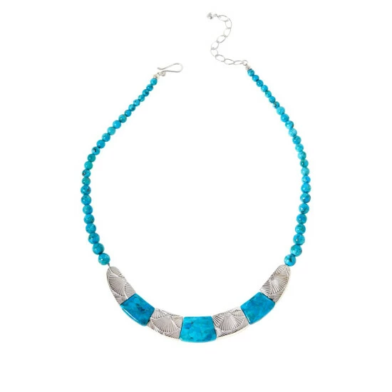 Budget 😍 Mine Finds By Jay King Jay King Gallery Collection Compressed Turquoise Silver Necklace 🛒 1 Budget 😍 Mine Finds By Jay King Jay King Gallery Collection Compressed Turquoise Silver Necklace 🛒