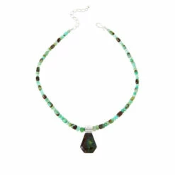 Promo 🔥 Mine Finds By Jay King Jay King Sterling Silver Multicolor Chrysoprase Pendant With Necklace 🛒