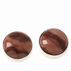 Flash Sale 😍 Mine Finds By Jay King Jay King Sterling Silver Gongshan Red Orchid Stone Stud Earrings 🛒