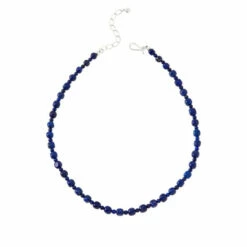 Coupon 😀 Mine Finds By Jay King Jay King Sterling Silver Lapis Bead Necklace 😉